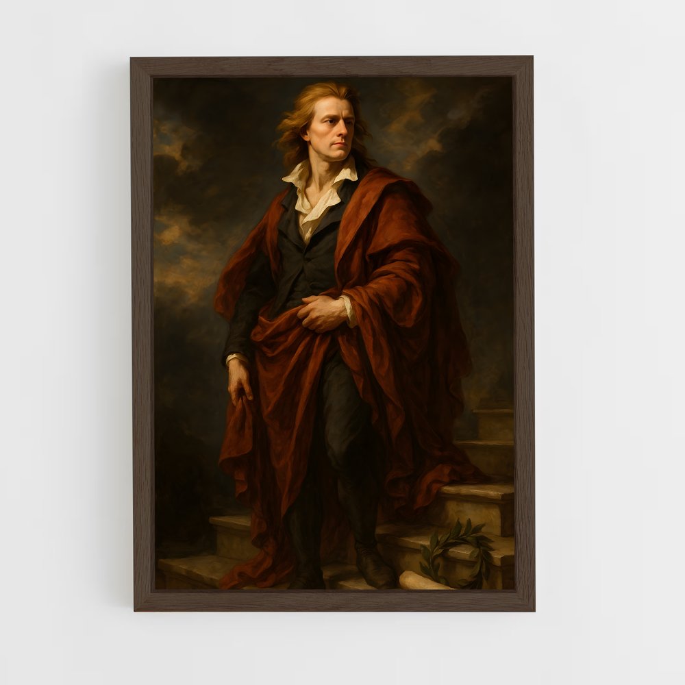 ap-friedrich schiller-4 cadre Bois foncé
