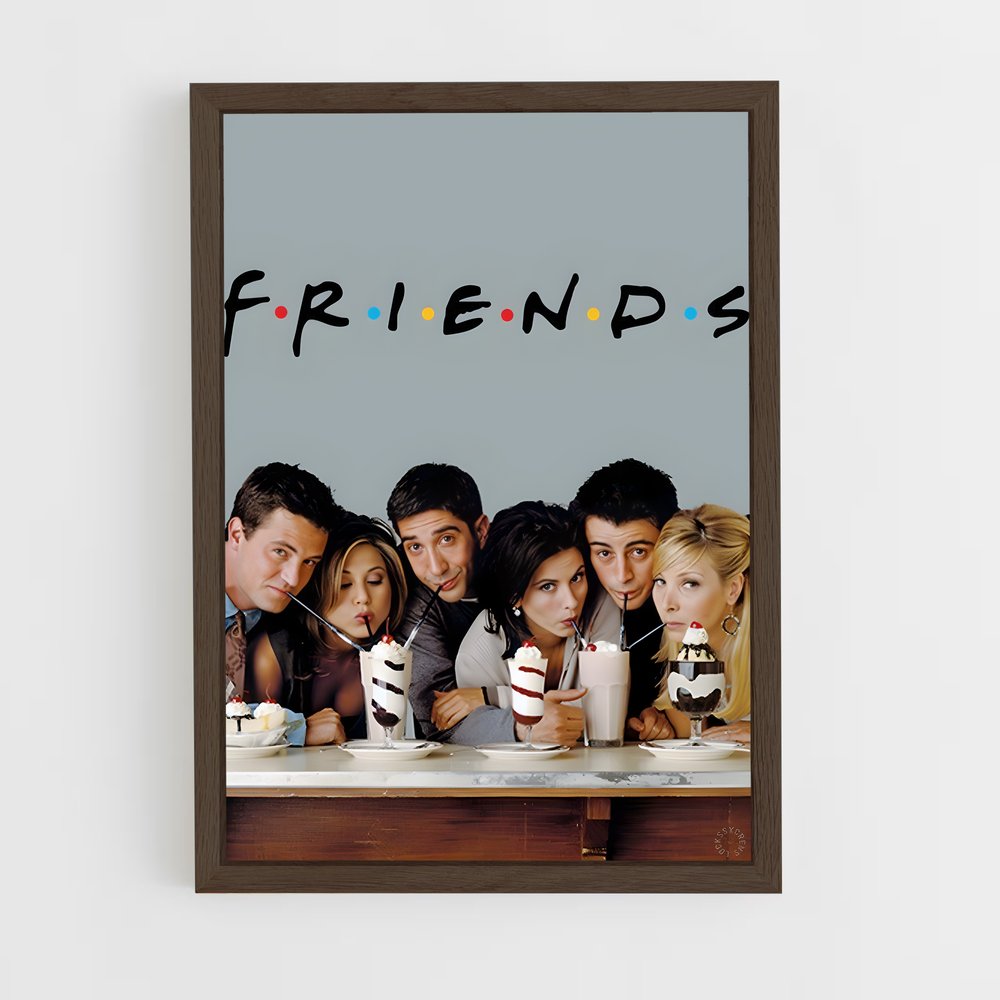 ap-friends-1 cadre Bois foncé