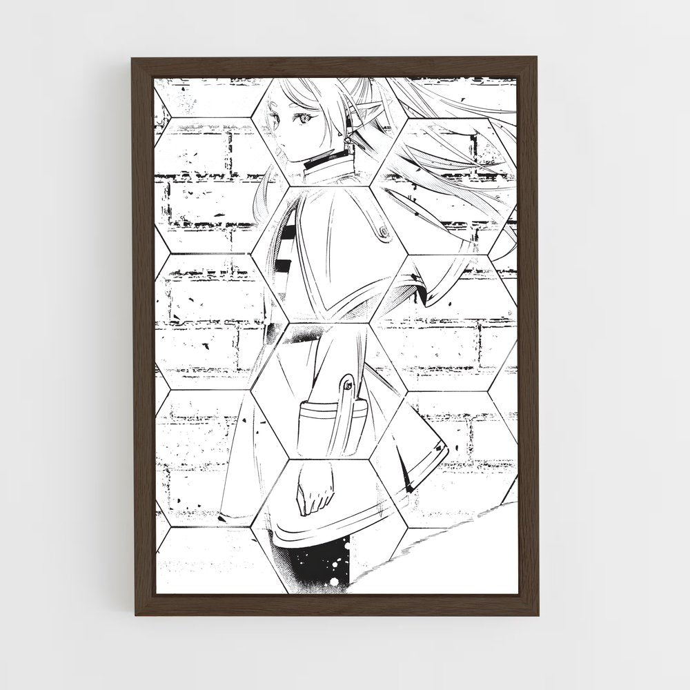 ap-frieren-2 cadre Bois foncé