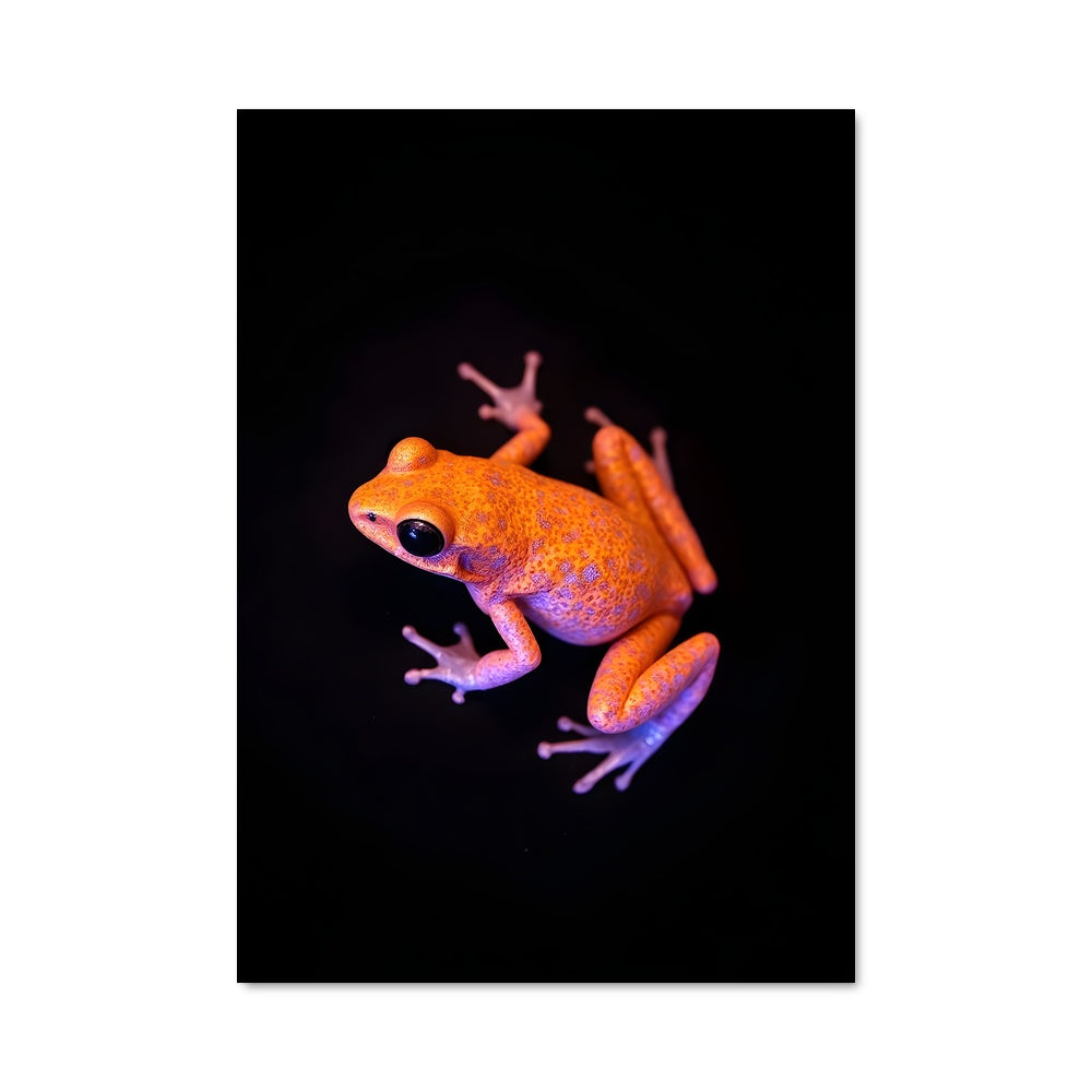 Poster Grenouille Électrique