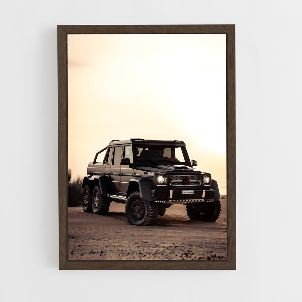 ap-g63 amg 6x6-4 cadre Bois foncé
