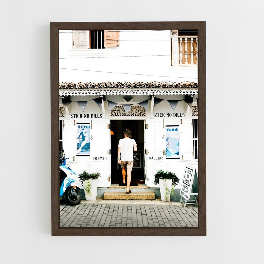 ap-galle-8 cadre Bois foncé