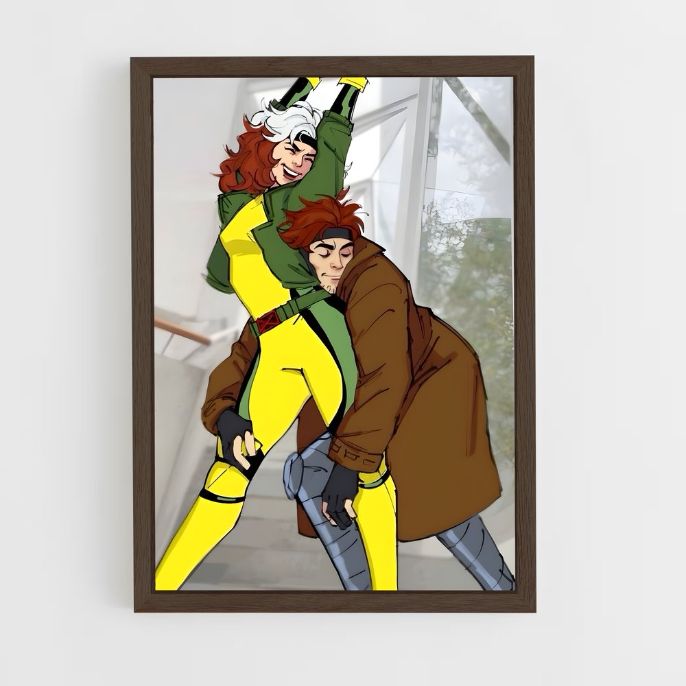 ap-gambit x-men-6 cadre Bois foncé