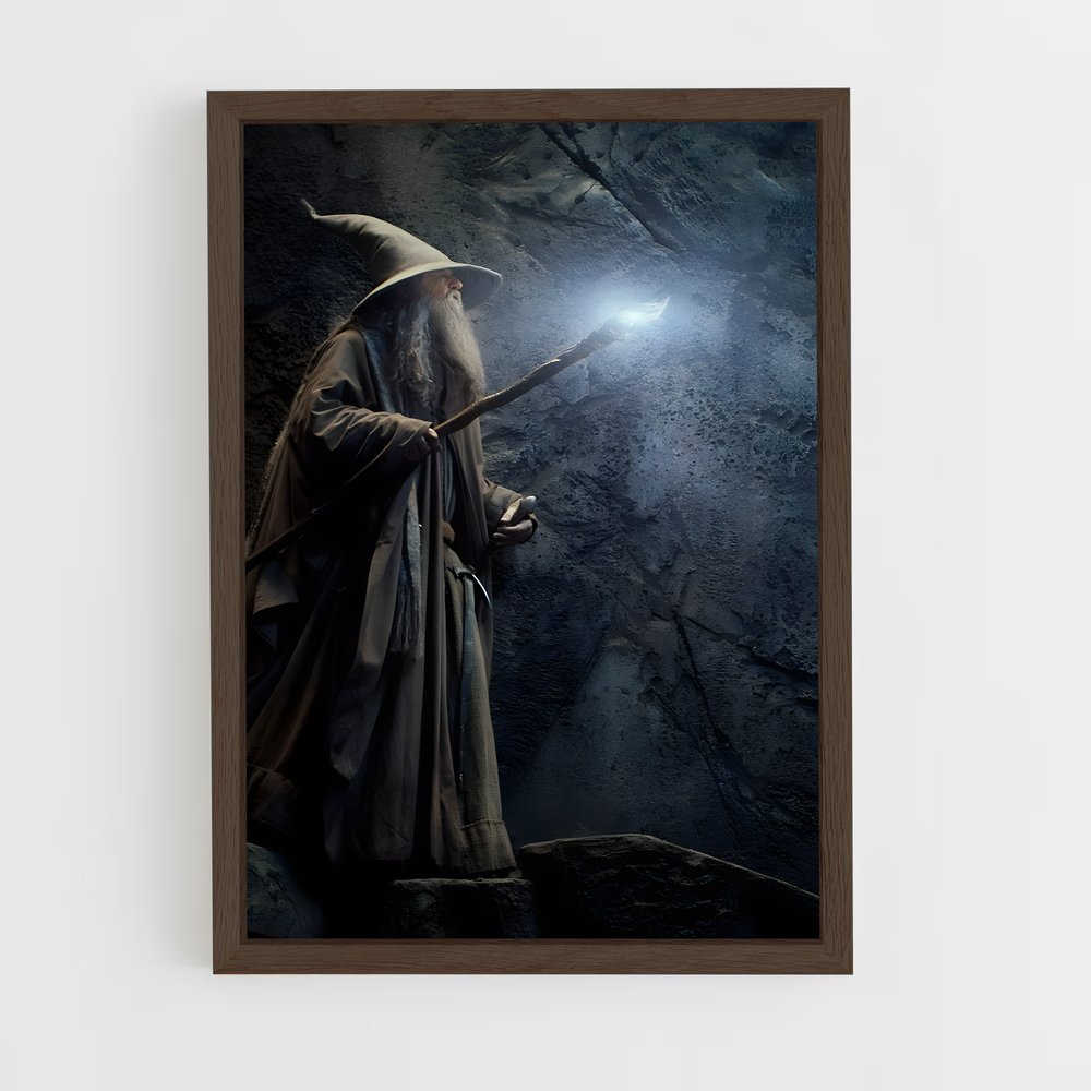 ap-gandalf hobbit-1 cadre Bois foncé