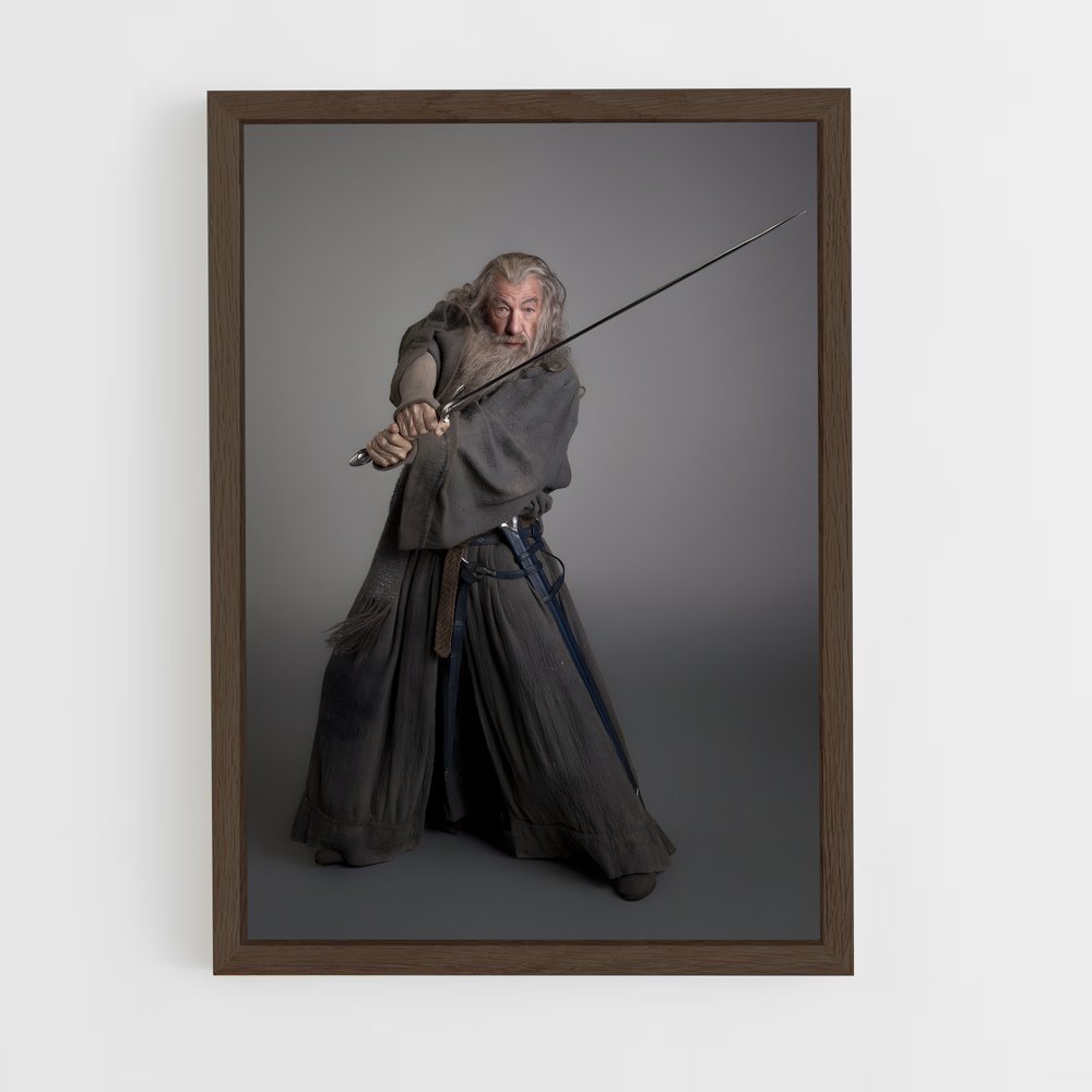 ap-gandalf hobbit-2 cadre Bois foncé