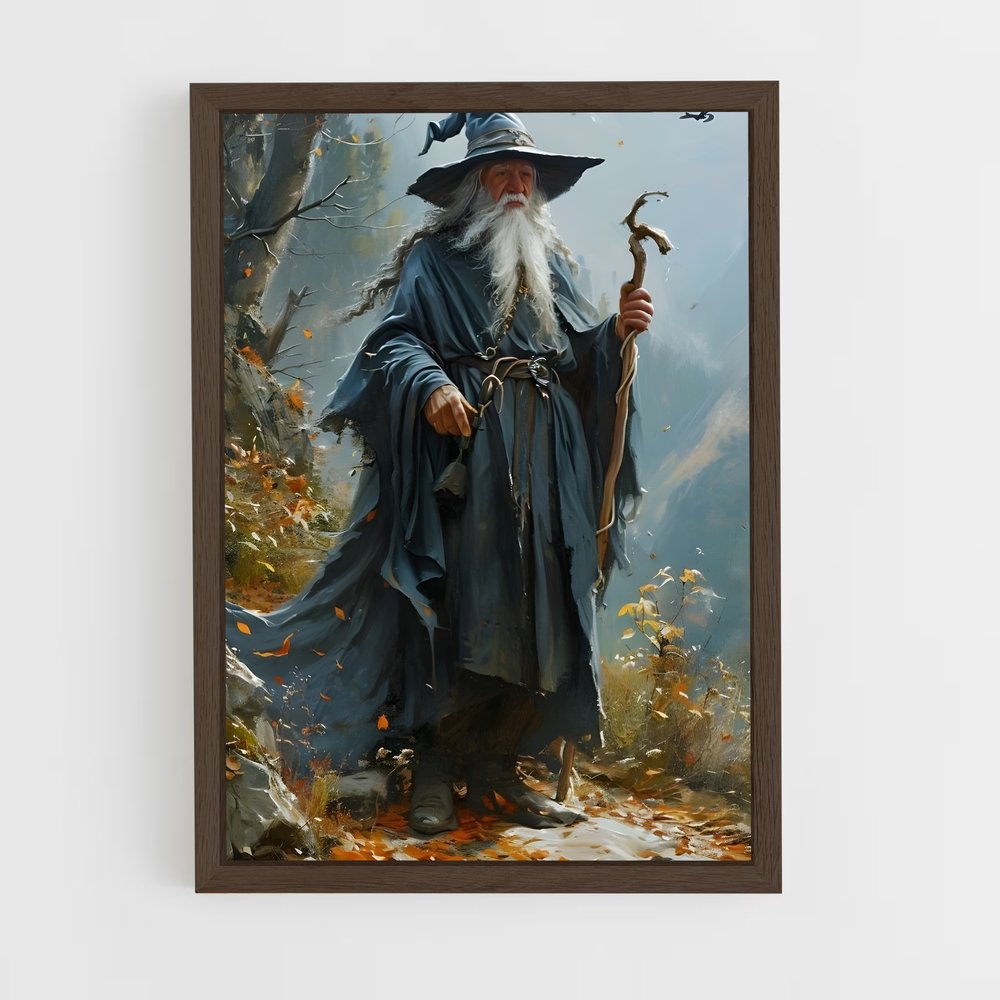 ap-gandalf hobbit-3 cadre Bois foncé
