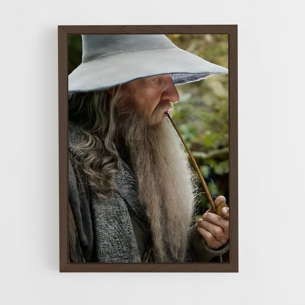 ap-gandalf hobbit-4 cadre Bois foncé