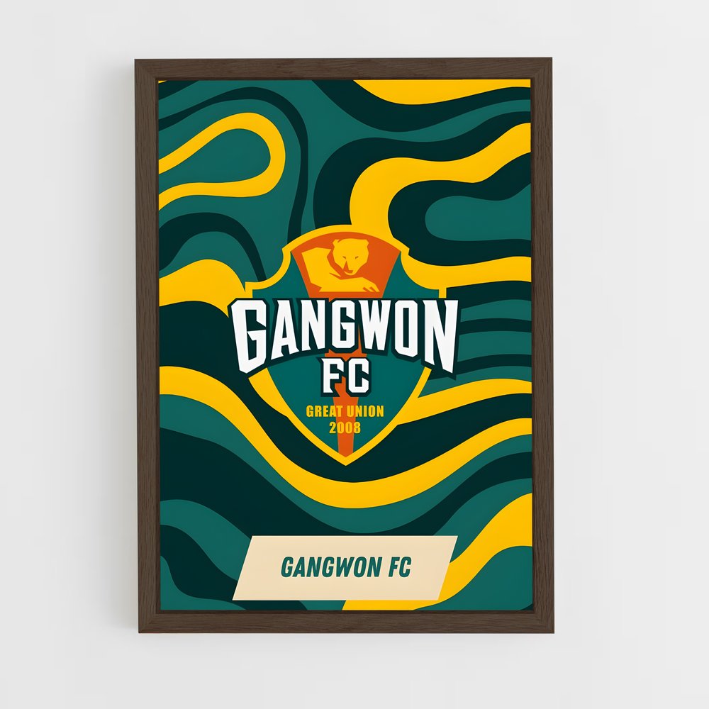 ap-gangwon fc-1 cadre Bois foncé