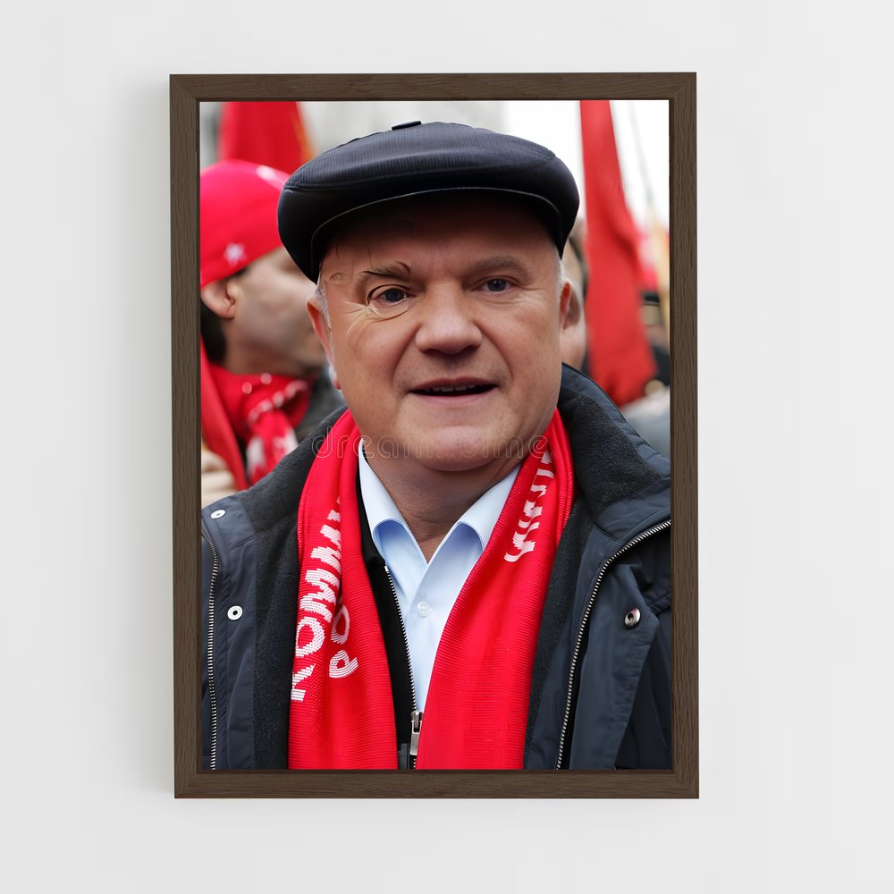 ap-gennady zyuganov-1 cadre Bois foncé