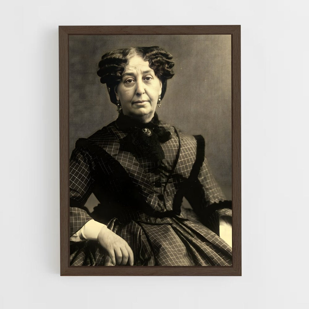 ap-george sand-3 cadre Bois foncé