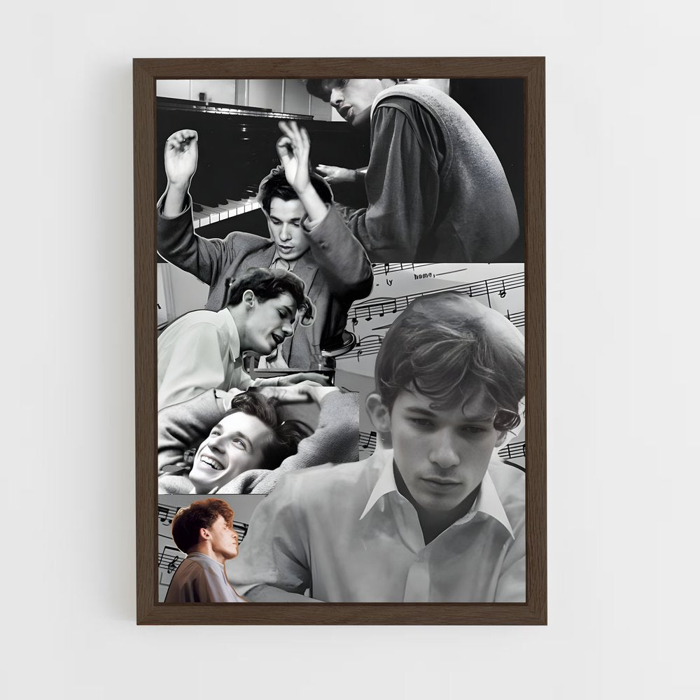 ap-glenn gould-1 cadre Bois foncé