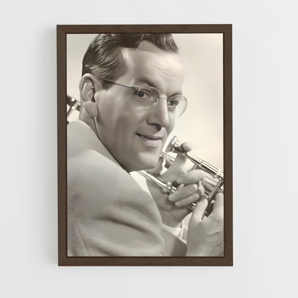 ap-glenn miller-4 cadre Bois foncé