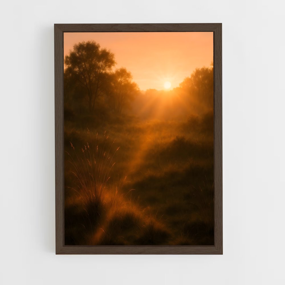 ap-golden hour-4 cadre Bois foncé