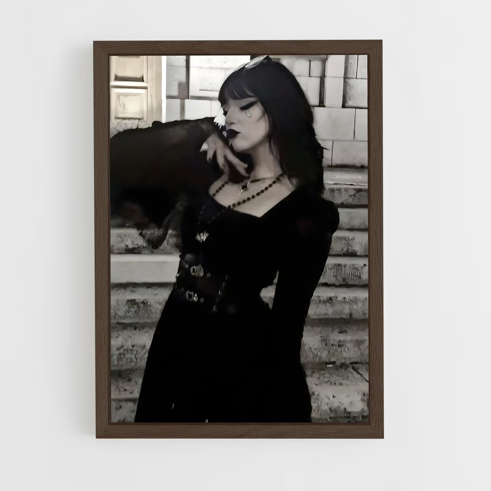 ap-goth-1 cadre Bois foncé