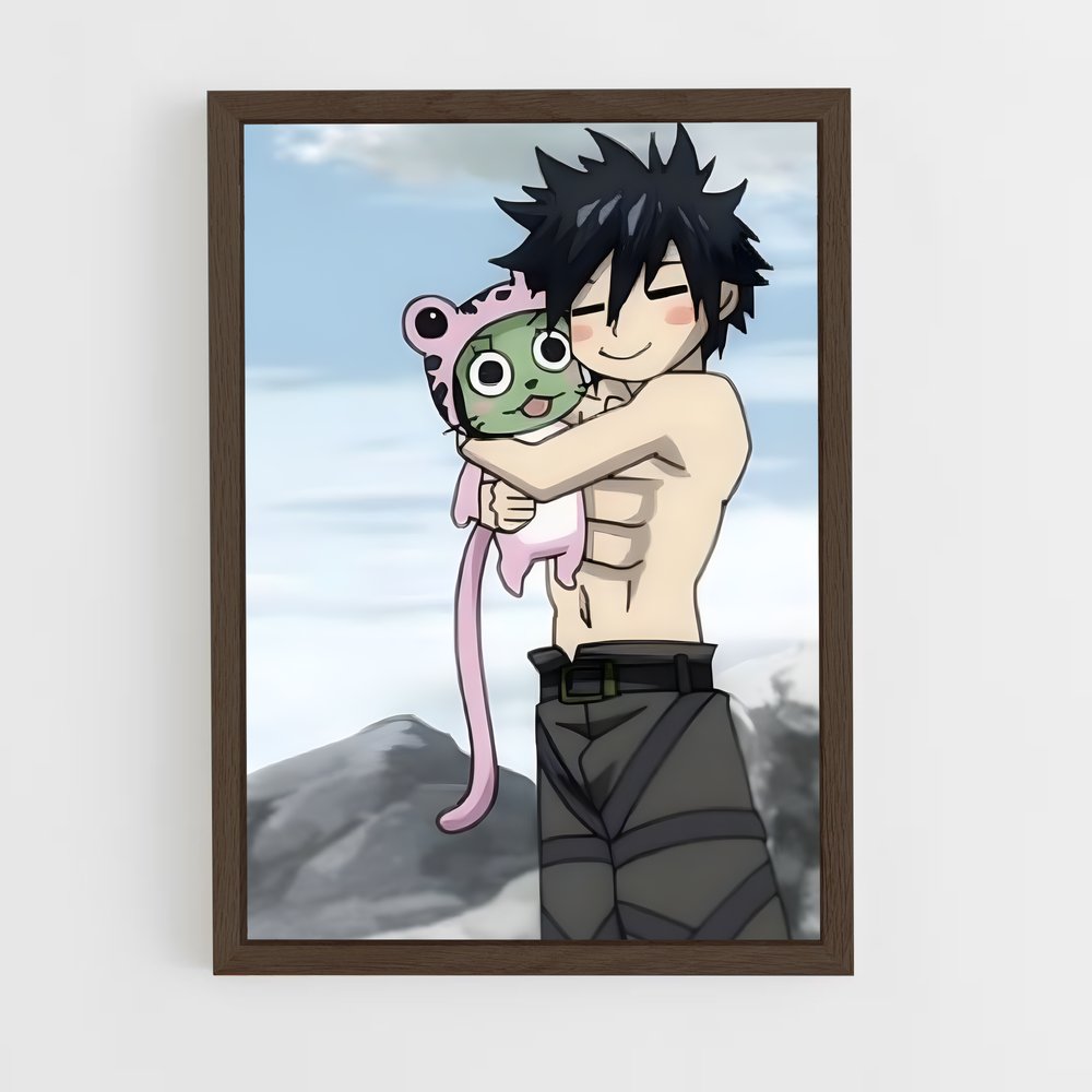ap-gray fullbuster-3 cadre Bois foncé