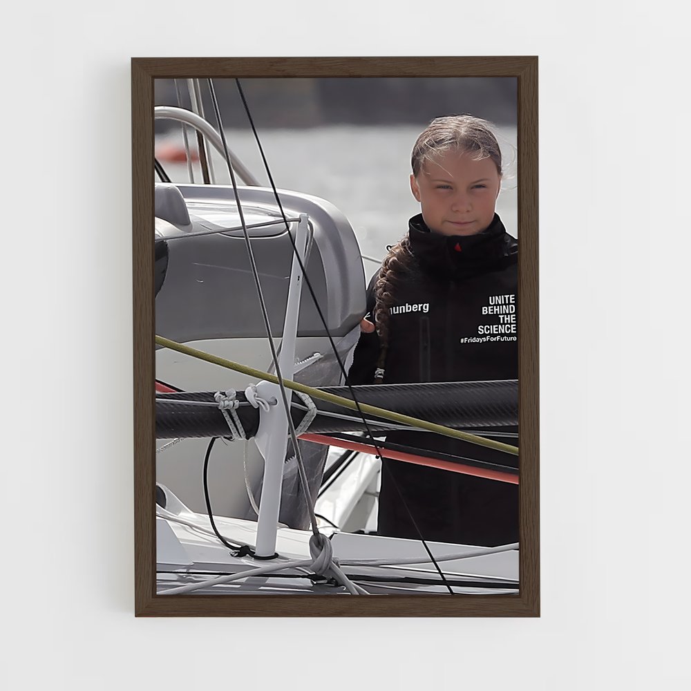 ap-greta thunberg-2 cadre Bois foncé