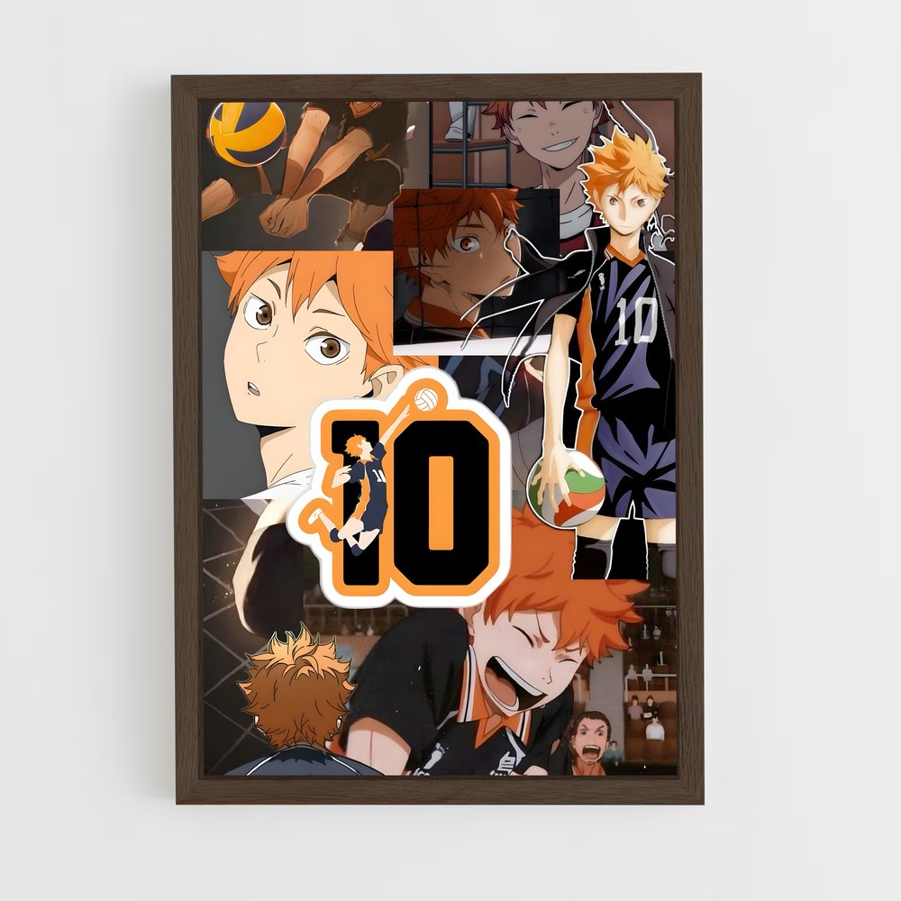 ap-haikyuu-1 cadre Bois foncé