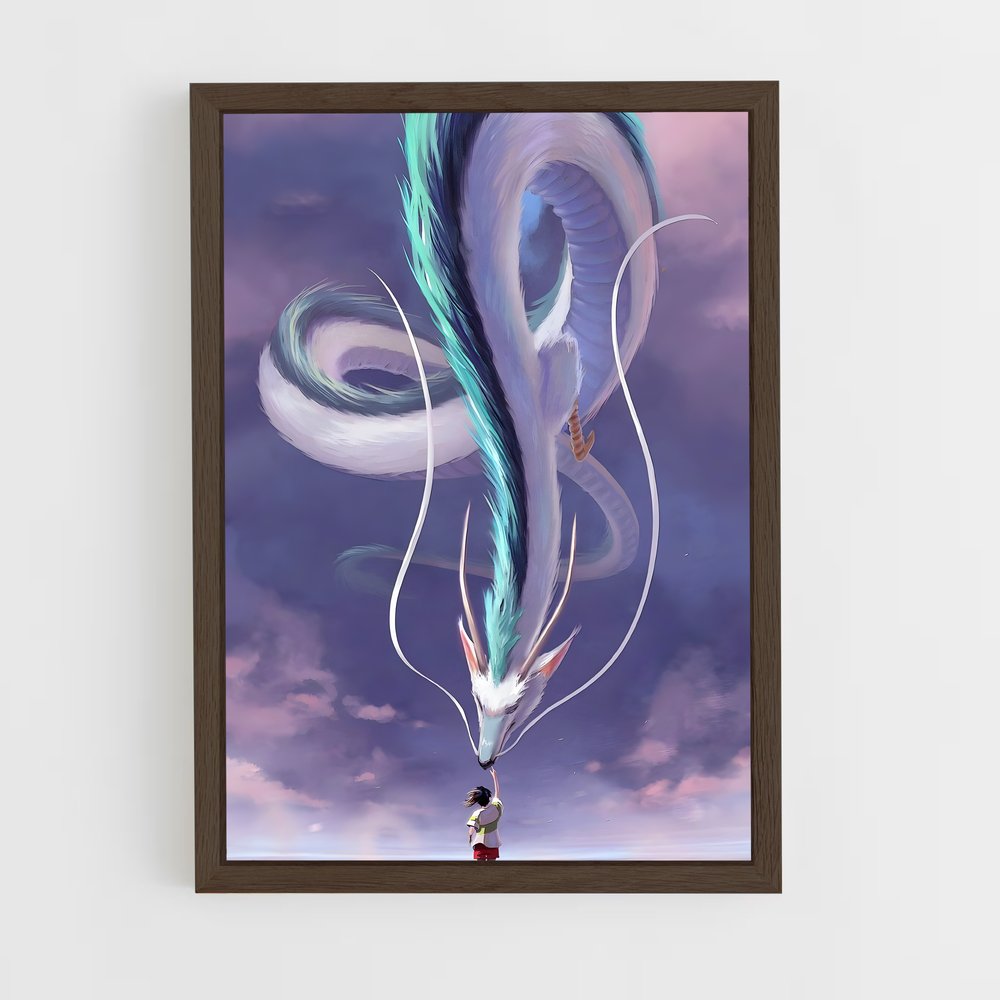ap-haku spirited away-2 cadre Bois foncé