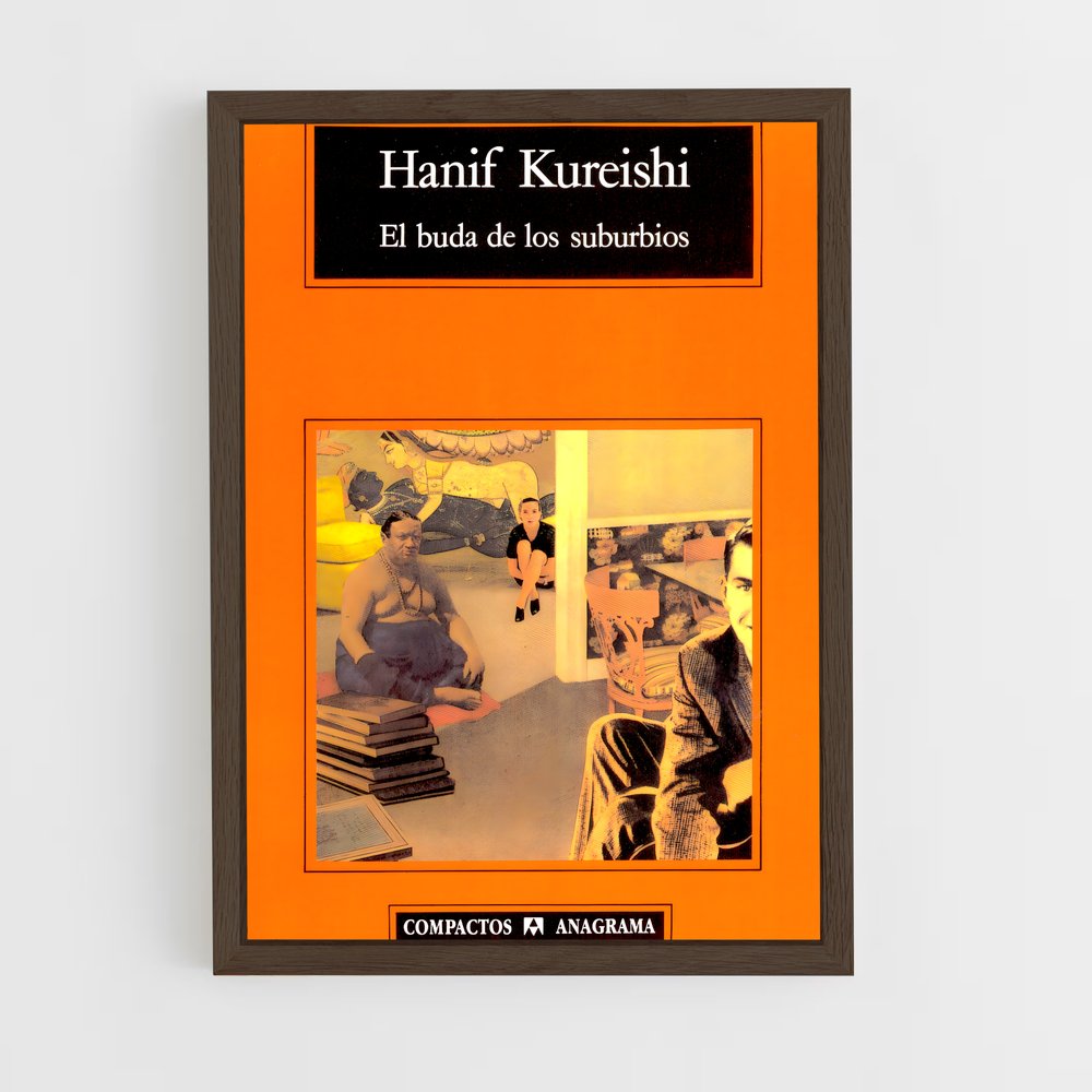 ap-hanif kureishi-5 cadre Bois foncé