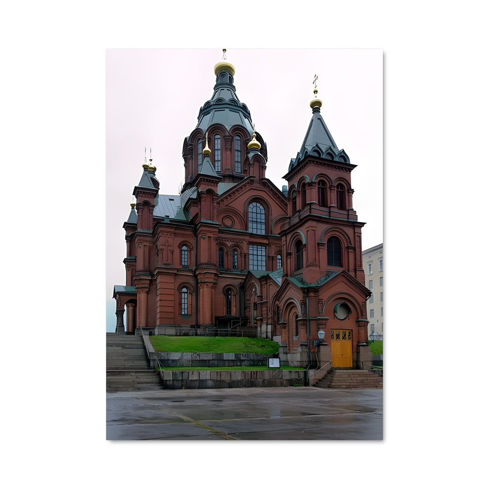 Poster Cathédrale Écarlate