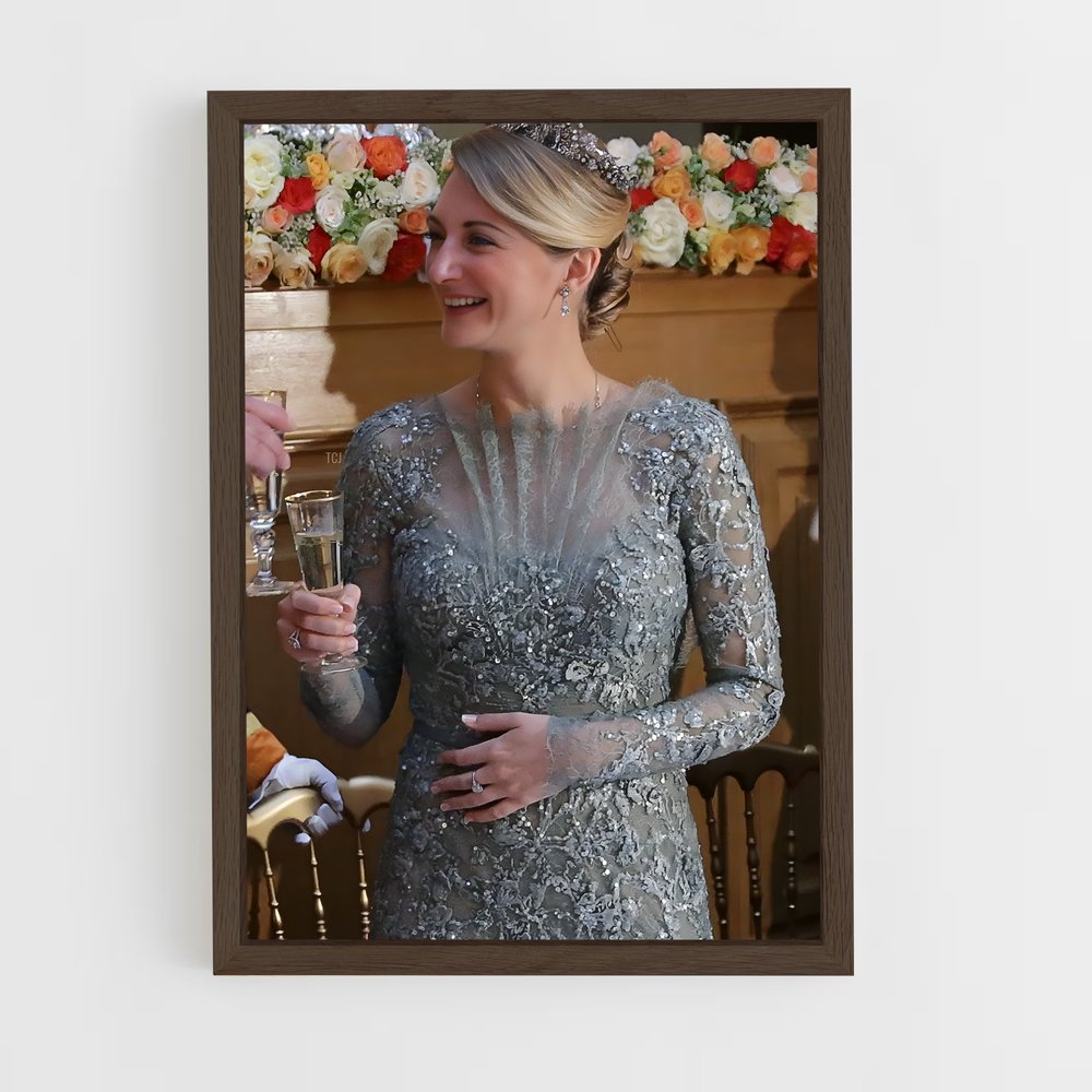 ap-hereditary grand duchess stephanie-3 cadre Bois foncé