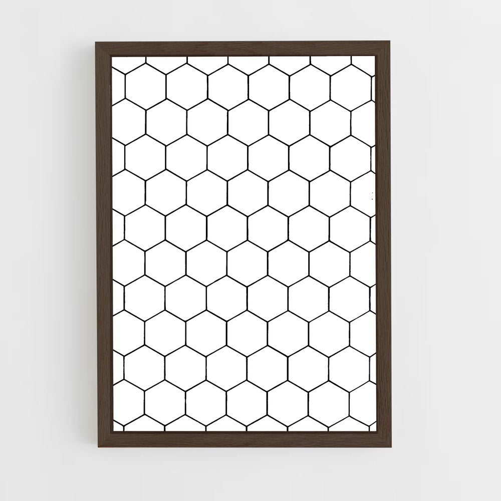ap-hexagon-1 cadre Bois foncé