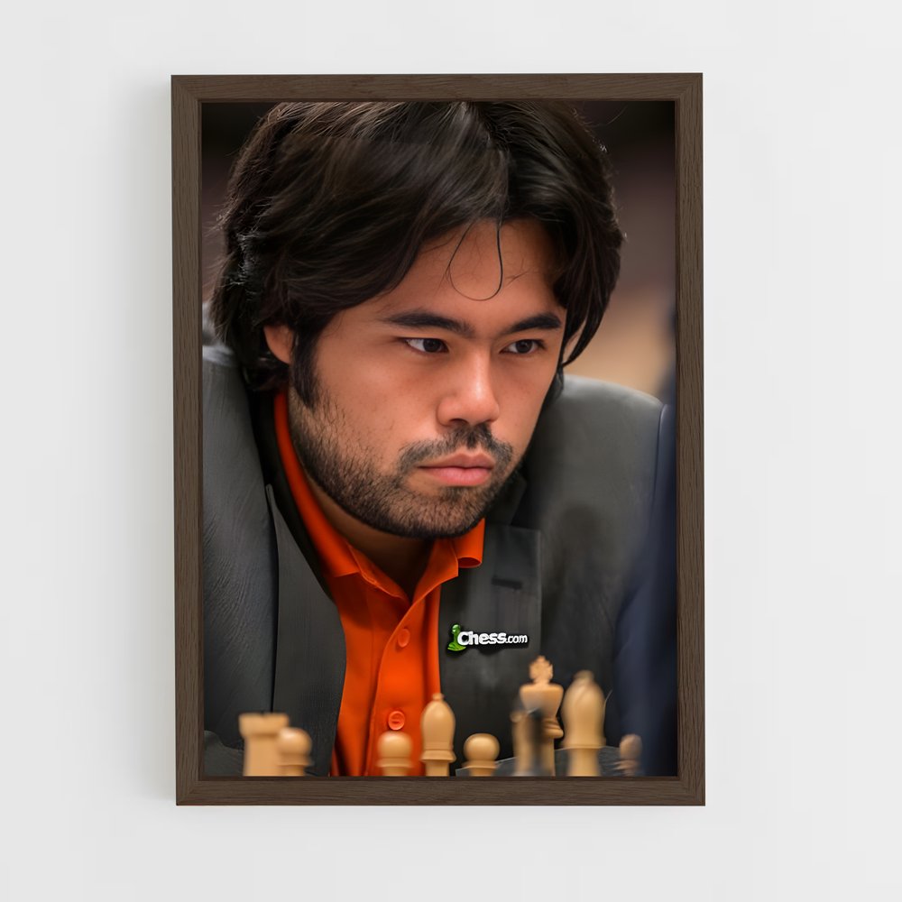 ap-hikaru nakamura-5 cadre Bois foncé