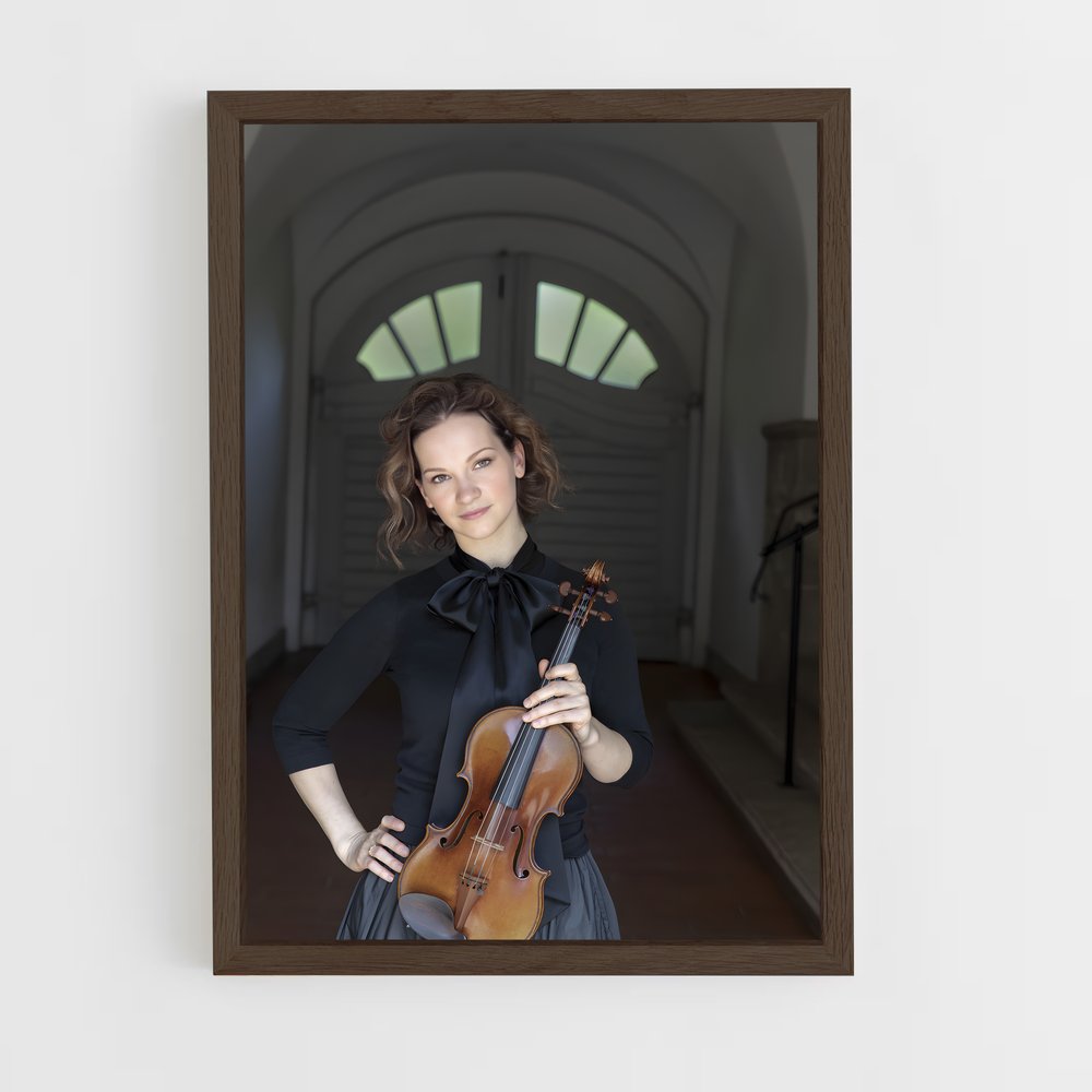 ap-hilary hahn-4 cadre Bois foncé