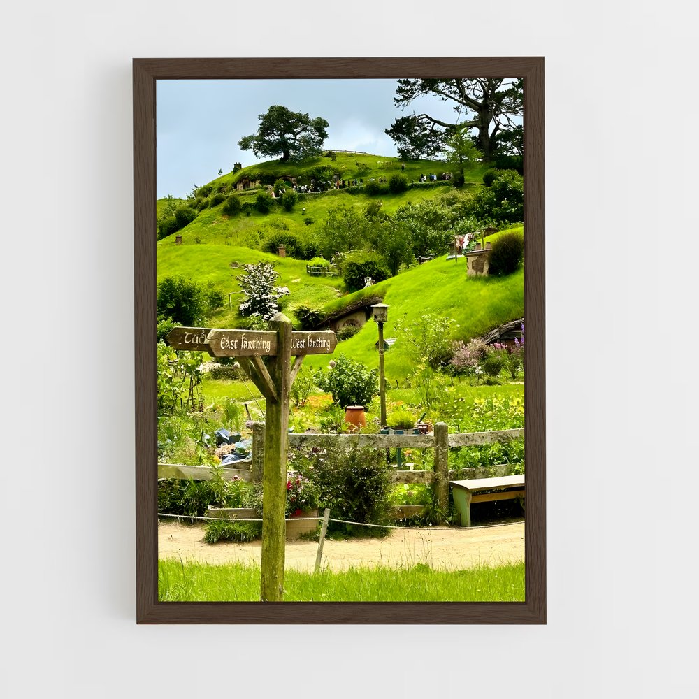 ap-hobbiton-3 cadre Bois foncé