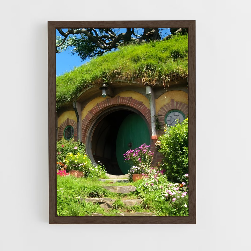 ap-hobbiton-4 cadre Bois foncé