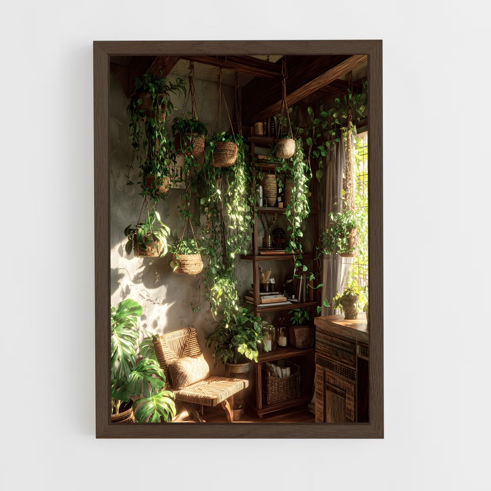 ap-house-15 cadre Bois foncé