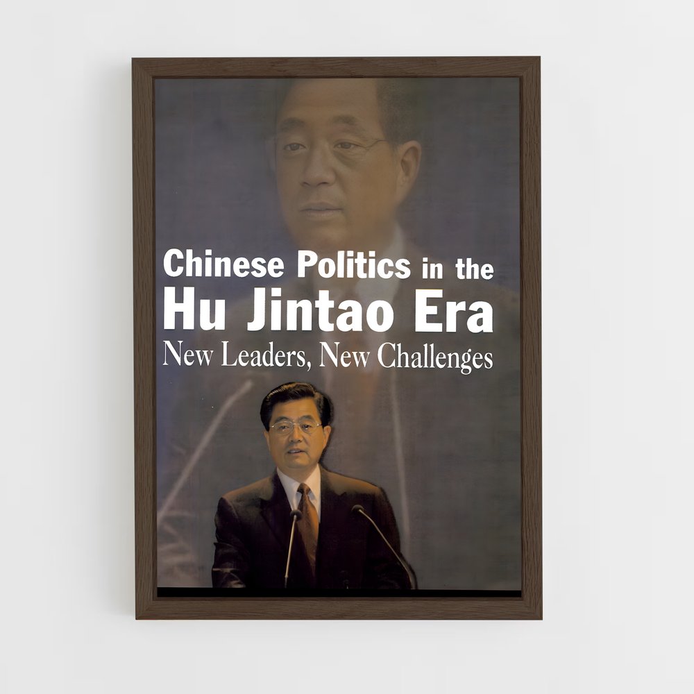 ap-hu jintao-2 cadre Bois foncé