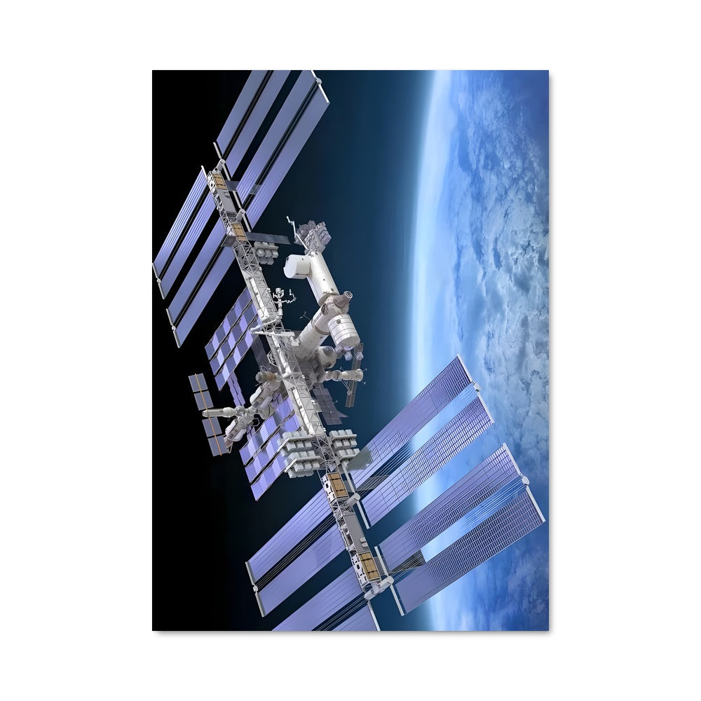 Poster Station Spatiale Internationale