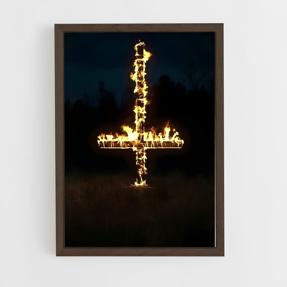 ap-inverted cross-1 cadre Bois foncé