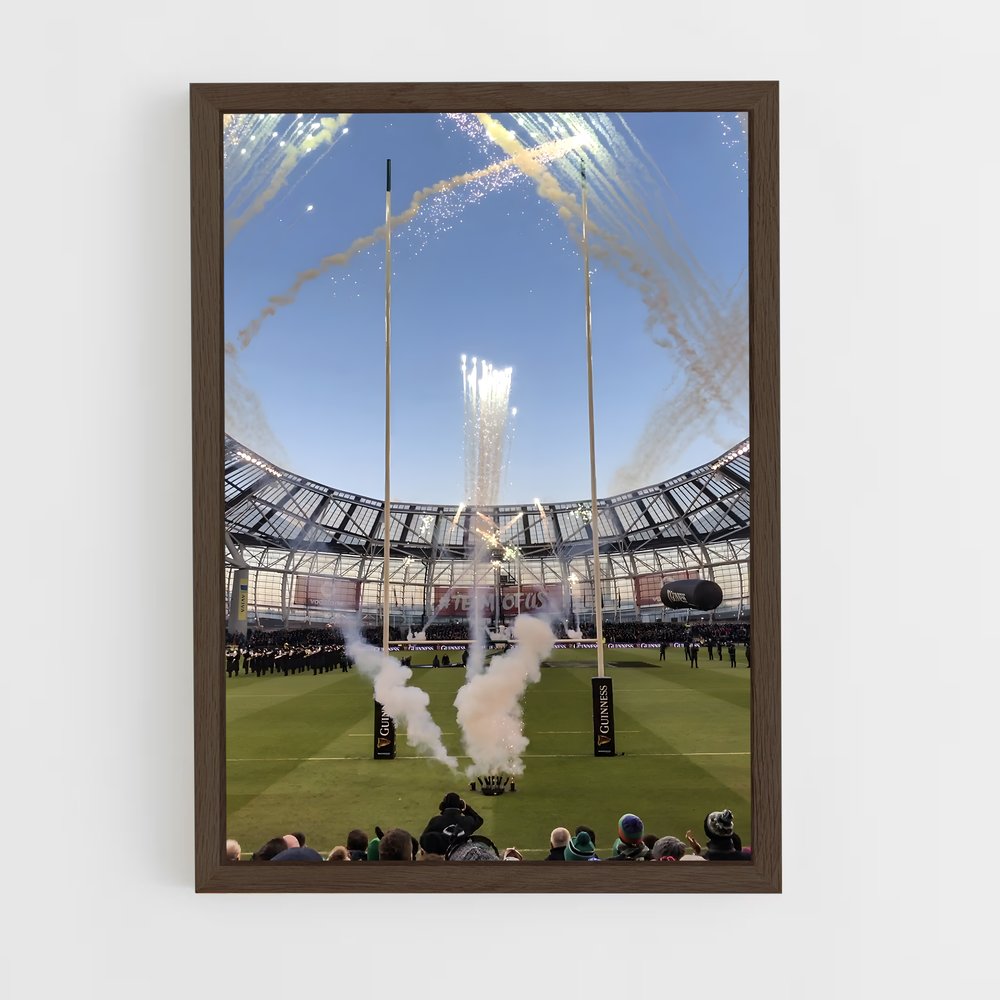 ap-ireland national rugby team-5 cadre Bois foncé
