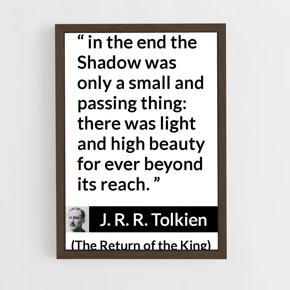 ap-j r r tolkien-4 cadre Bois foncé