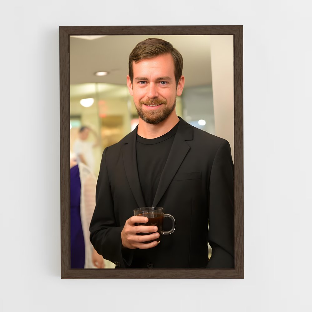 ap-jack dorsey-1 cadre Bois foncé