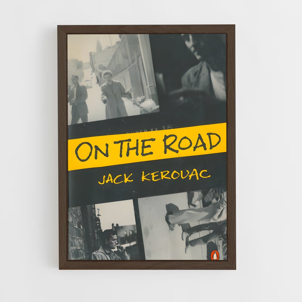 ap-jack kerouac-3 cadre Bois foncé