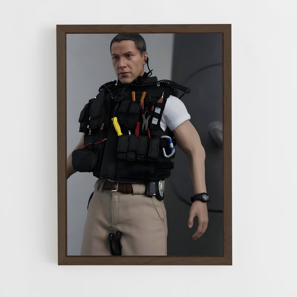ap-jack traven-3 cadre Bois foncé