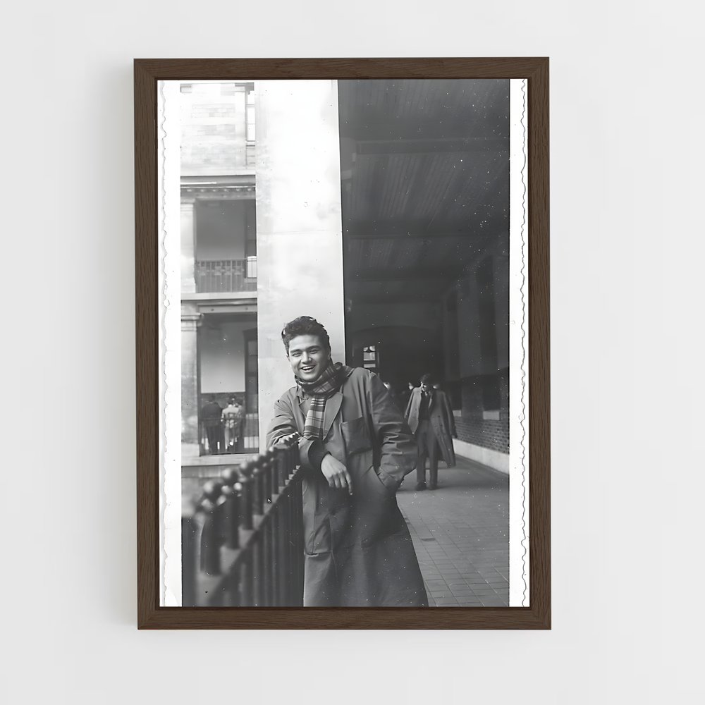 ap-jacques derrida-1 cadre Bois foncé