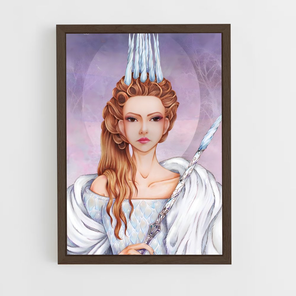 ap-jadis white witch-4 cadre Bois foncé