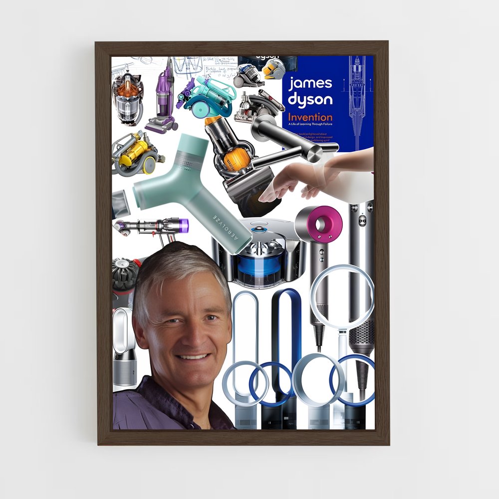 ap-james dyson-2 cadre Bois foncé