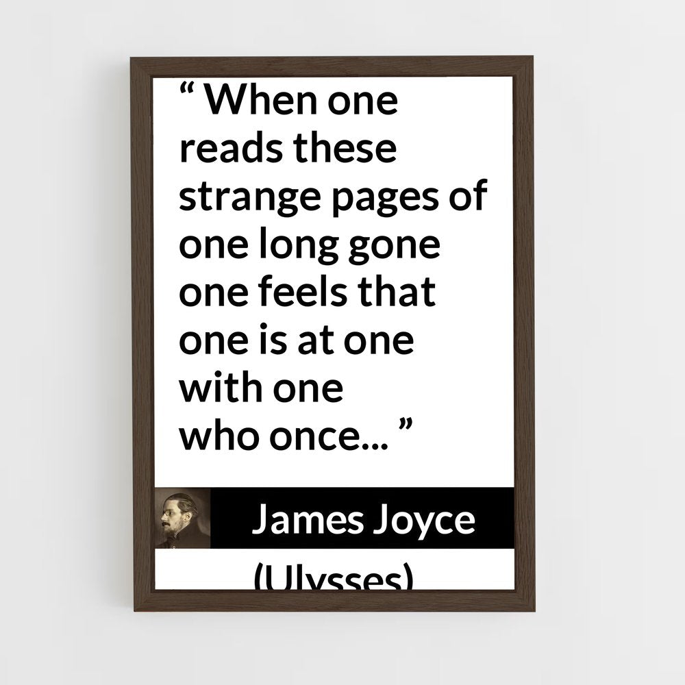 ap-james joyce-1 cadre Bois foncé