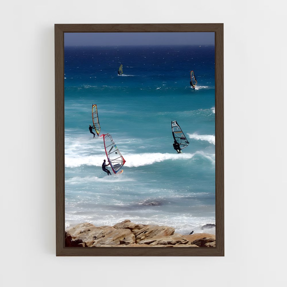ap-jeffreys bay south africa-2 cadre Bois foncé