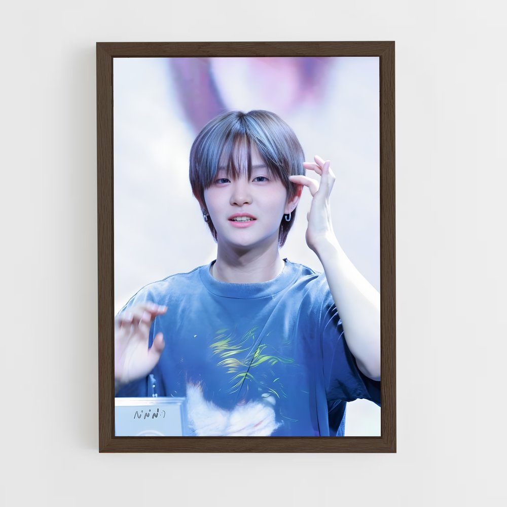 ap-jihoon-6 cadre Bois foncé