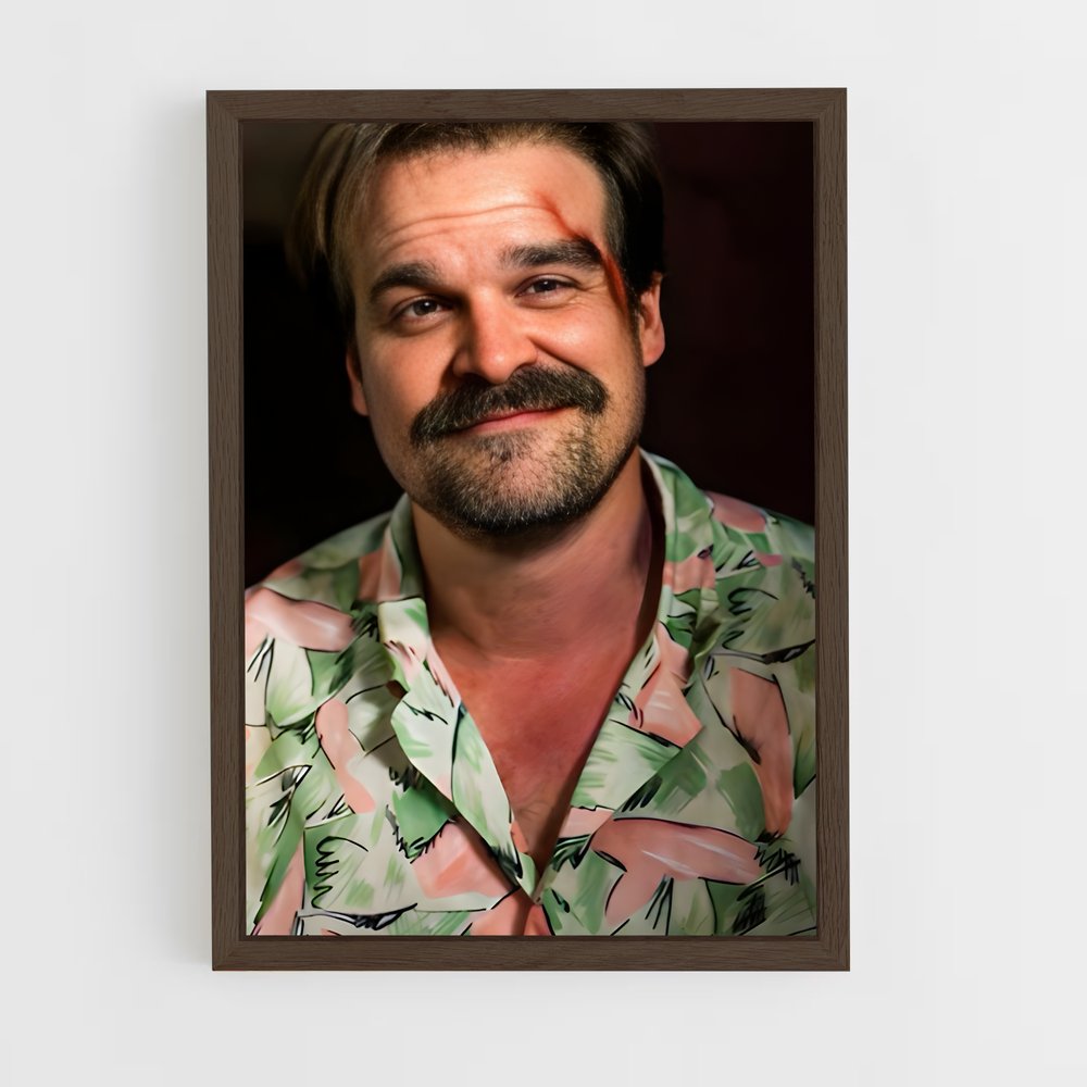 ap-jim hopper-3 cadre Bois foncé