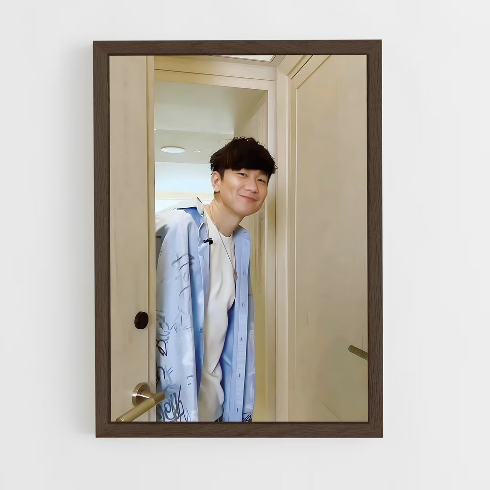 ap-jj lin-13 cadre Bois foncé