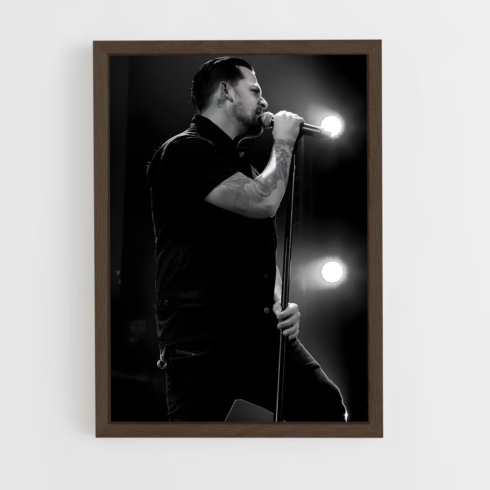 ap-joel madden-3 cadre Bois foncé