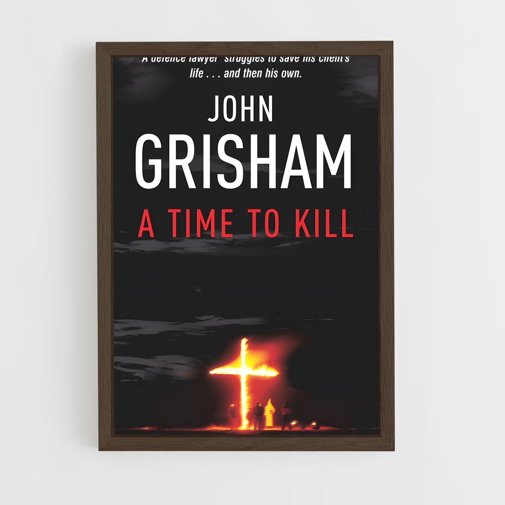 ap-john grisham-3 cadre Bois foncé