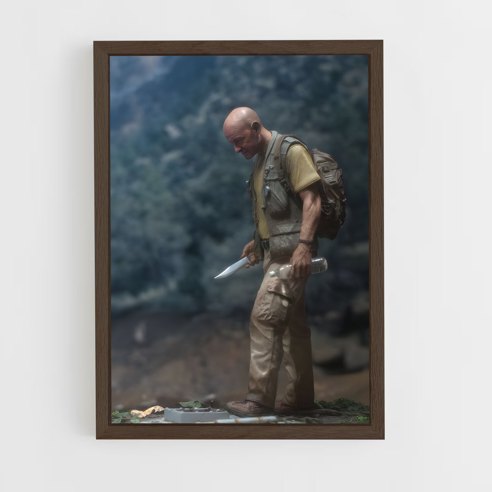 ap-john locke-4 cadre Bois foncé